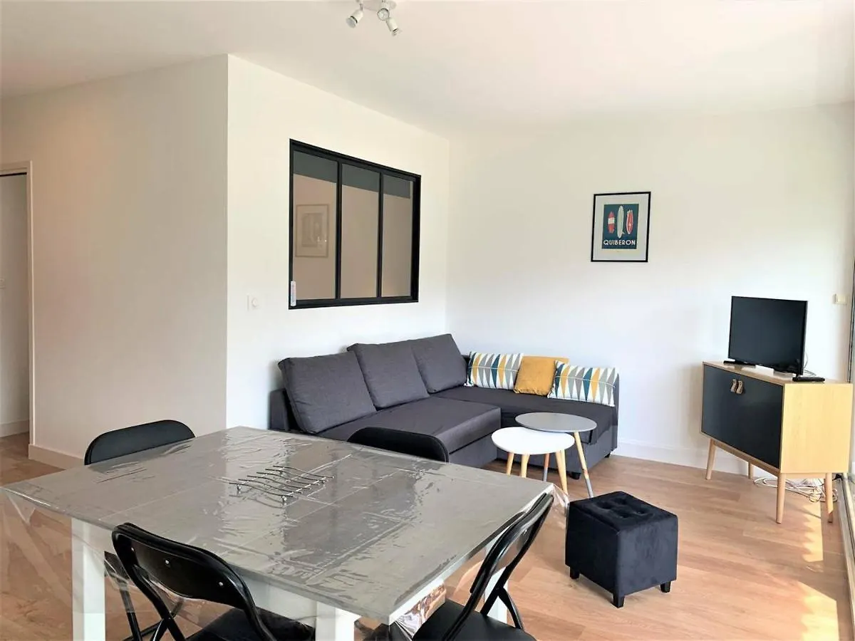 Quiberon, Appart 2 Pieces Renove, A 2 Pas De La Plage, Loggia Sud, Garage, Classe 2*, Pour 3 Pers. - Fr-1-478-182 0*, קיברון